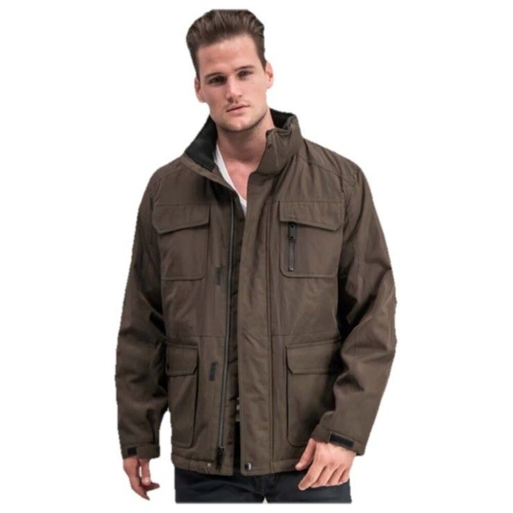 Calvin Klein Ultility Field Muti-Pocket Zippered Men’s Jacket Coat Size Small